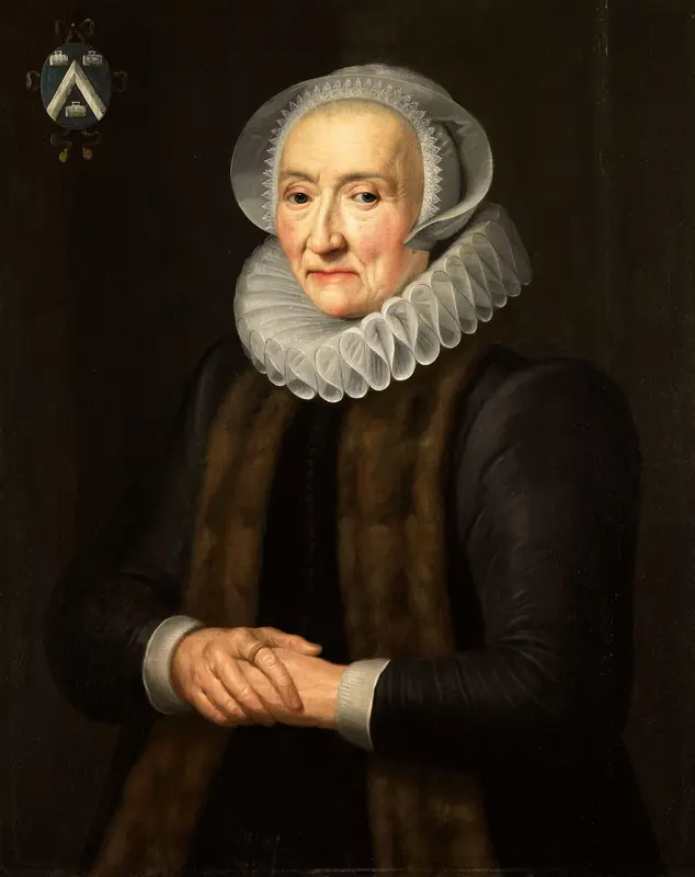 Portrait of Alid van der Laen (1542-1626) Wall Art by Unknown - High-Resolution Digital Print