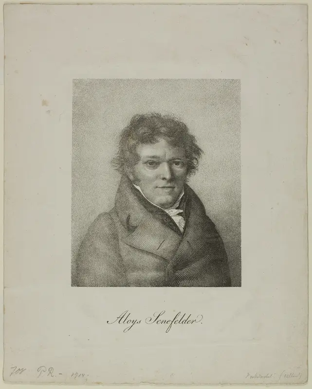 Portrait of Alois Senefelder