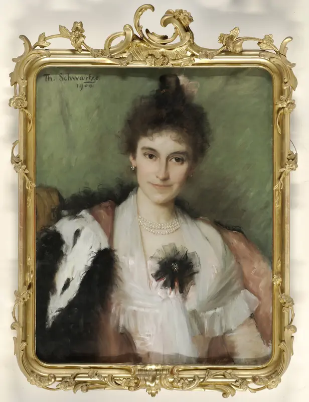 Portrait of Amalia Eliza 
Tilanus-van Leeuwen Wall Art by Unknown - High-Resolution Digital Print