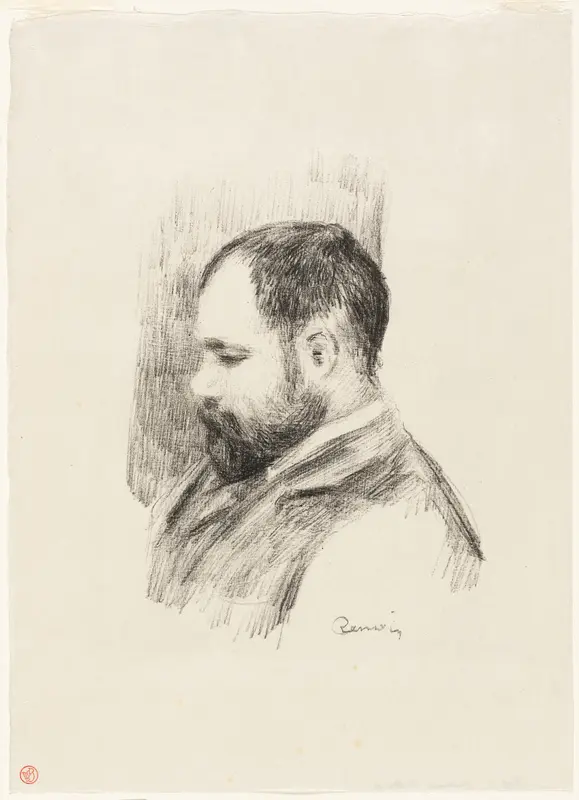 Portrait of Ambroise Vollard Wall Art by Pierre-Auguste Renoir - High-Resolution Digital Print