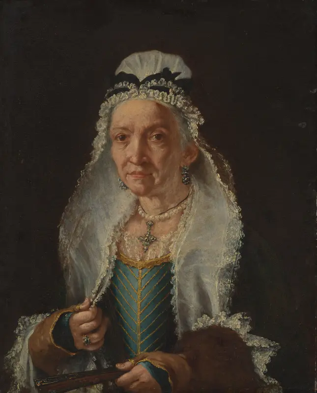 Portrait of an Old Lady Wall Art by Unknown - High-Resolution Digital Print