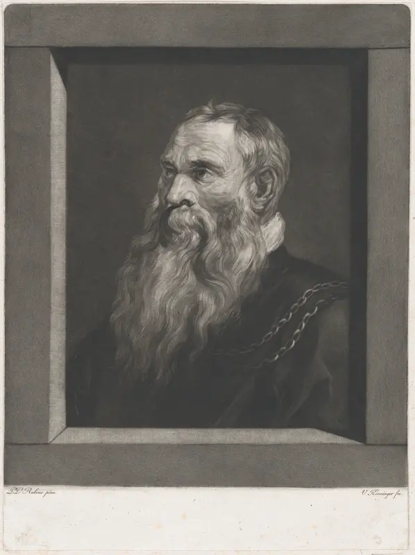 Portrait of an old man with a beard Wall Art by Vincenz Georg Kininger - High-Resolution Digital Print