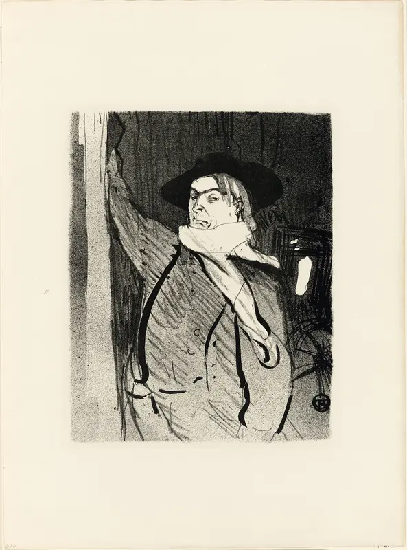 Portrait of Aristide Bruant, from Le Café-Concert