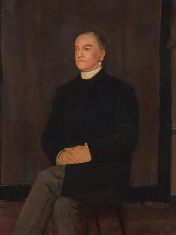Portrait of Augustinus Gerardus Hubertus van Rijckevorsel Wall Art by Fernand Khnopff - High-Resolution Digital Print