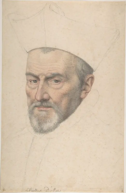 Portrait of cardinal d'Ossat Wall Art by Daniel Dumonstier - High-Resolution Digital Print