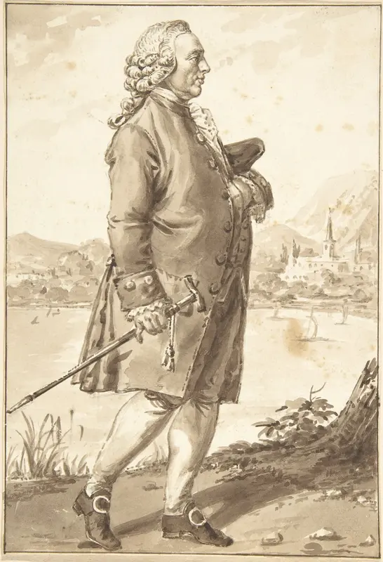 Portrait of Charles Bonnet Wall Art by Jean-Baptiste-François Bosio - High-Resolution Digital Print