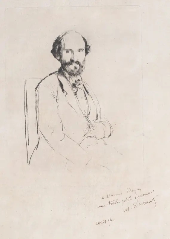 Portrait of Charles Hayem Wall Art by Marcellin Desboutin - High-Resolution Digital Print