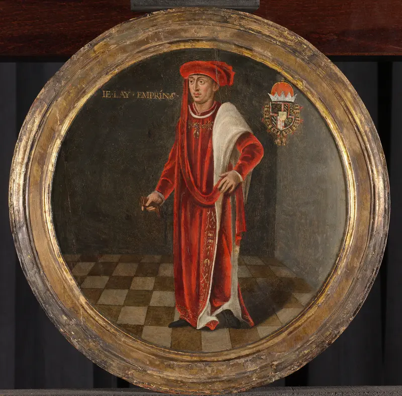 Portrait of Charles the Bold, Duke of Burgundy Wall Art by anonymous - High-Resolution Digital Print