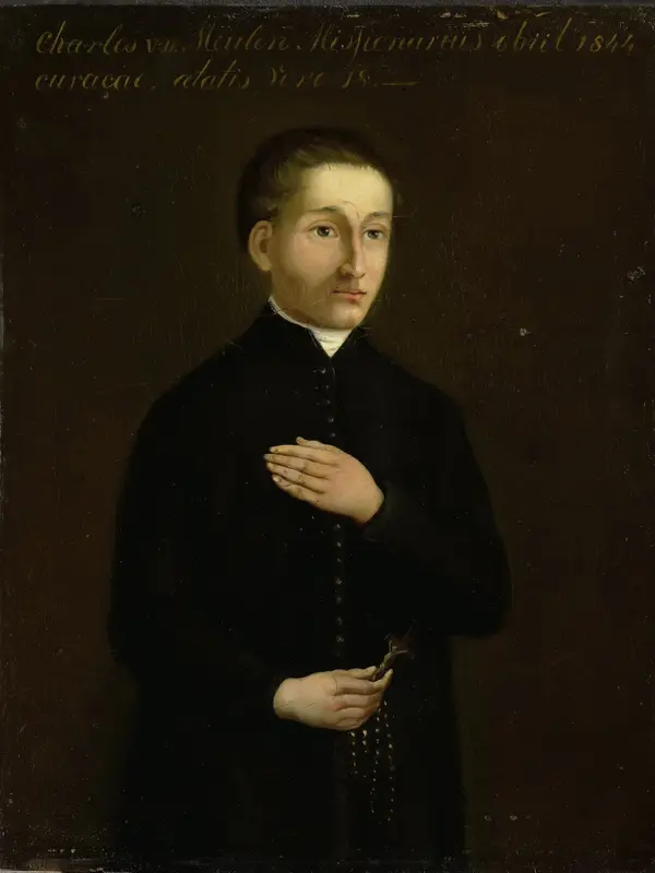 Portrait of Charles van der Meulen, Missionary to Curaçao Wall Art by anonymous - High-Resolution Digital Print