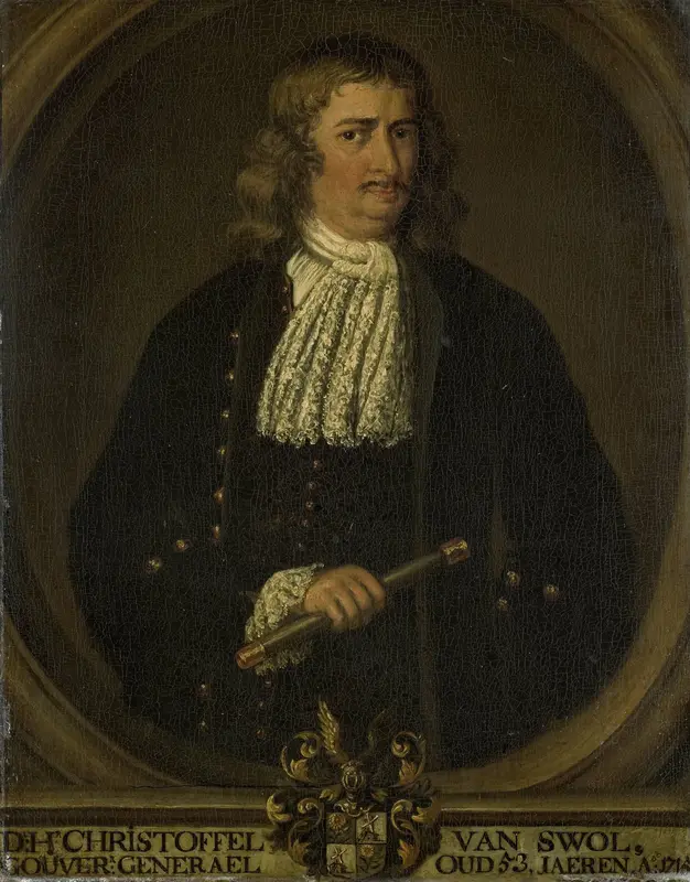 Portrait of Christoffel van Swoll (Swol, Zwol), Governor-General of the Dutch East Indies Wall Art by Unknown - High-Resolution Digital Print