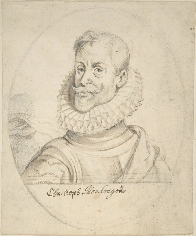 Portrait of Christoph Mondragon Wall Art by Anonymous, Flemish, 17th century - High-Resolution Digital Print