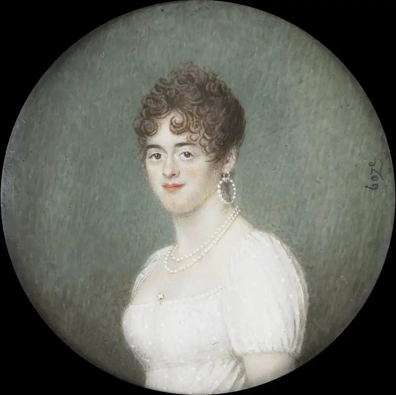 Portrait of Cornelia Pull (d 1809). Wife of Gerrit Jan van Houten Wall Art by Unknown - High-Resolution Digital Print