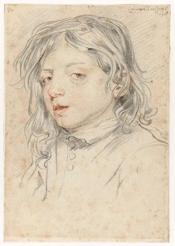 Portrait of Cornelis Cossiers Wall Art by Jan Cossiers - High-Resolution Digital Print