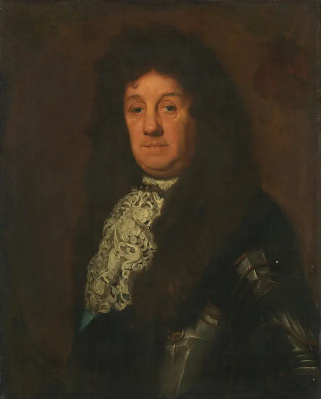Portrait of Cornelis Tromp (1629-91), vice-admiral of Holland and West Friesland Wall Art by David van der Plas - High-Resolution Digital Print