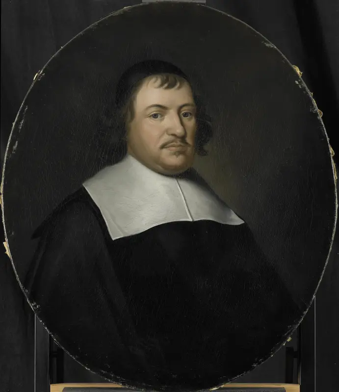 Portrait of Cornelis van den Bergh, Director of the Rotterdam Chamber of the Dutch East India Company, elected 1659 Wall Art by Pieter van der Werff - High-Resolution Digital Print