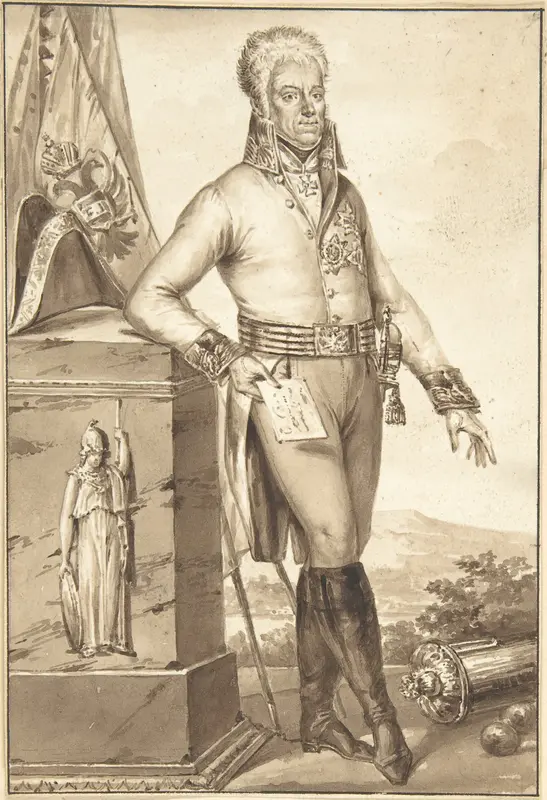 Portrait of Count Heinrich Joseph von Bellegarde Wall Art by Jean-Baptiste-François Bosio - High-Resolution Digital Print