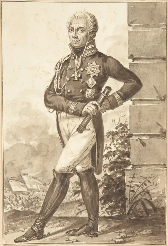 Portrait of Count Levin August von Bennigsen Wall Art by Jean-Baptiste-François Bosio - High-Resolution Digital Print