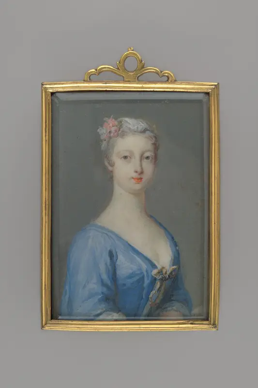 Portrait of Countess Grafin von Furstenberg Wall Art by Rosalba Carriera - High-Resolution Digital Print