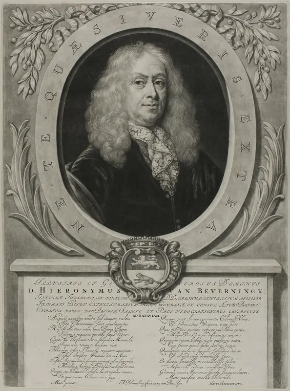 Portrait of D. Hieronymous van Beverningk Wall Art by Abraham Blooteling - High-Resolution Digital Print