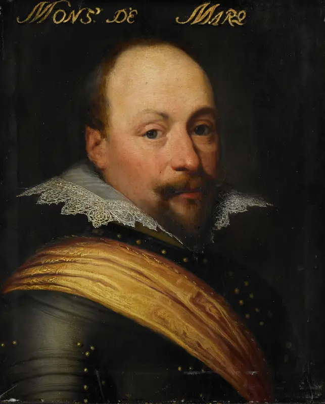 Portrait of Daniel de Hertaing (?-1625), Lord of Marquette Wall Art by Unknown - High-Resolution Digital Print