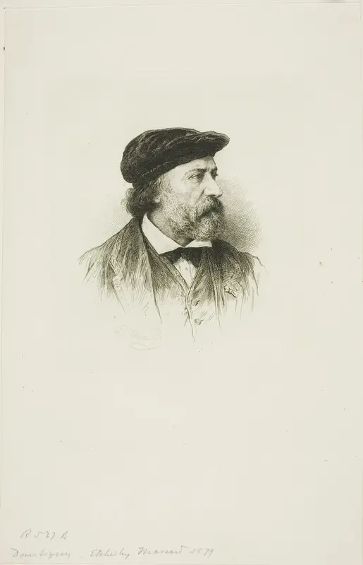 Portrait of Daubigny Wall Art by Léopold Massard - High-Resolution Digital Print