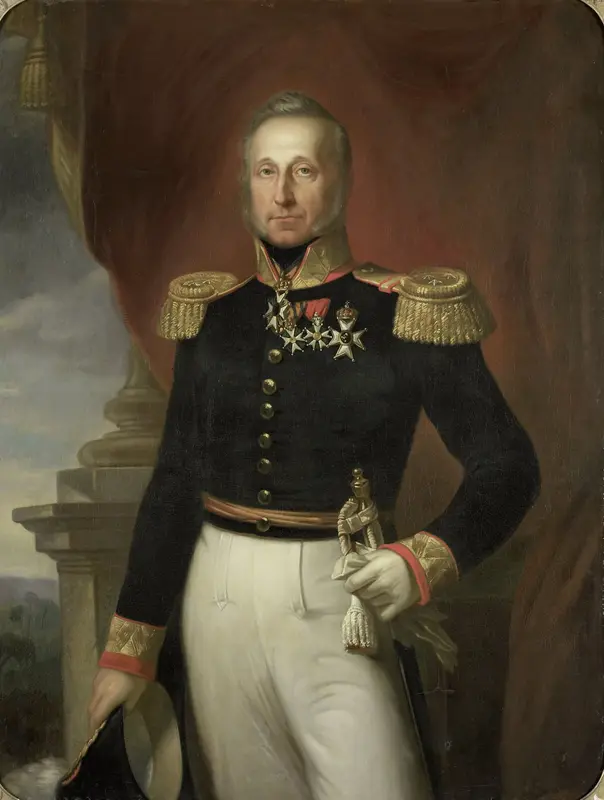 Portrait of Dominique Jacques de Eerens, Governor-General of the Dutch East Indies Wall Art by Unknown - High-Resolution Digital Print