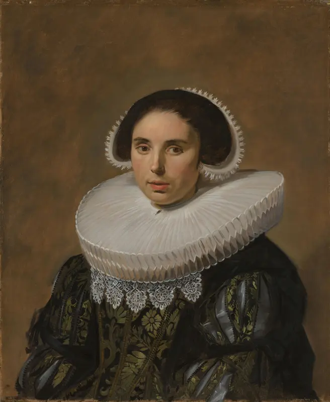 Portrait of Duijfje van Gerwen (1618-1658) Wall Art by Frans Hals - High-Resolution Digital Print