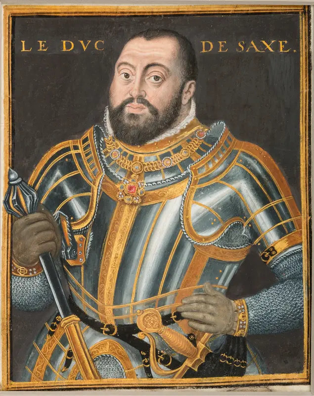 Portrait of Duke Johann Friedrich I (1503-1554), Elector of Saxony Wall Art by Unknown - High-Resolution Digital Print