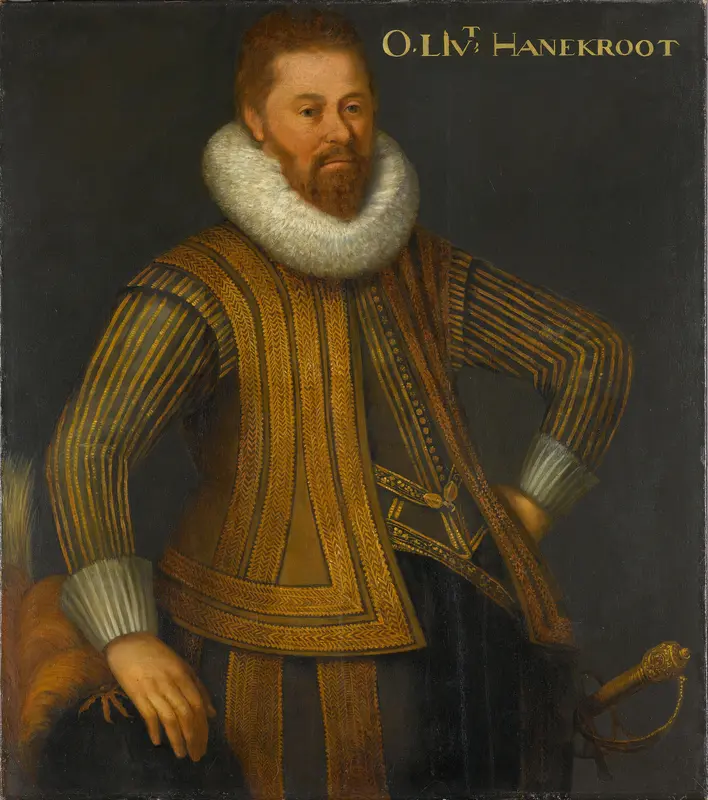 Portrait of Eberhardt Hanekrodt (?-1637) Wall Art by anonymous - High-Resolution Digital Print