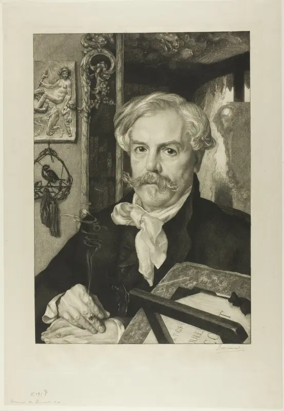 Portrait of Edmond de Goncourt