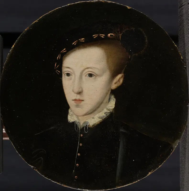 Portrait of Edward VI (1537-1553), King of England Wall Art by anonymous - High-Resolution Digital Print