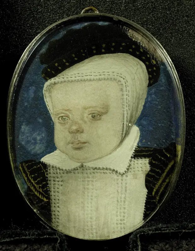 Portrait of Edward VI (1537-53), the future king of England, as a child Wall Art by anonymous - High-Resolution Digital Print