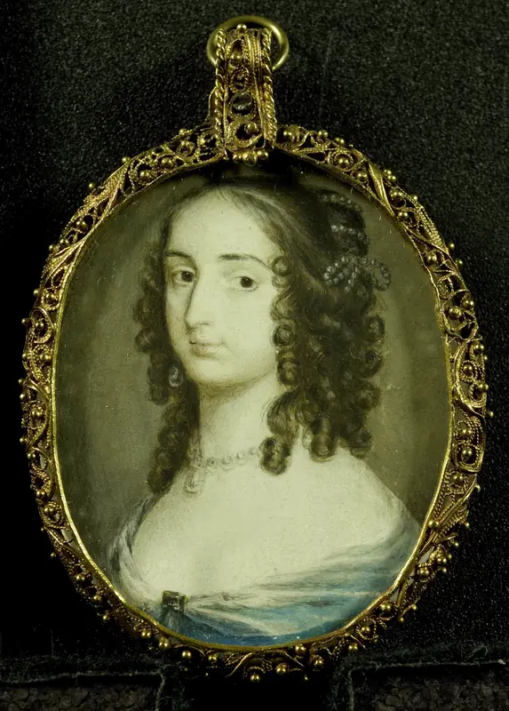 Portrait of Elizabeth (1618-80), Countess Palatine. Daughter of Frederik V, King of Bohemia, called the 'Winter King' Wall Art by Alexander Cooper - High-Resolution Digital Print