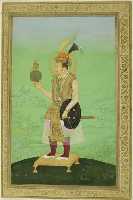 Portrait of Emperor Jahangir Wall Art by Mughal - High-Resolution Digital Print
