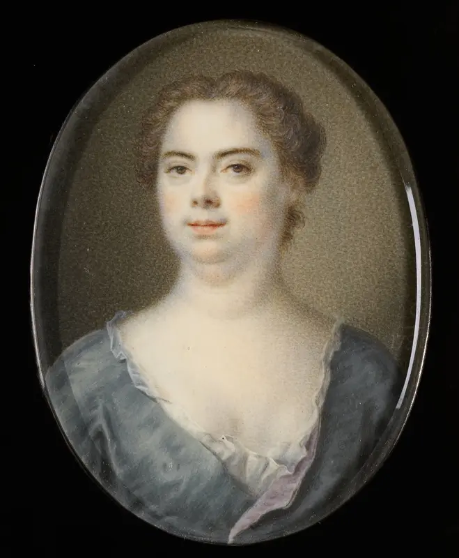 Portrait of Esther Winter, Wife of Balthasar Denner Wall Art by Balthasar Denner - High-Resolution Digital Print