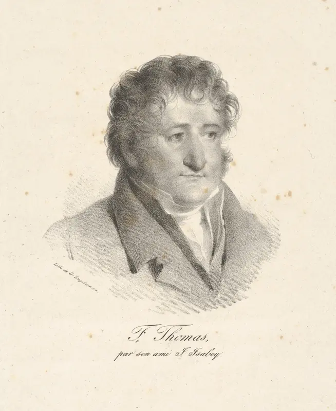 Portrait of F. Thomas Wall Art by Jean-Baptiste Isabey - High-Resolution Digital Print