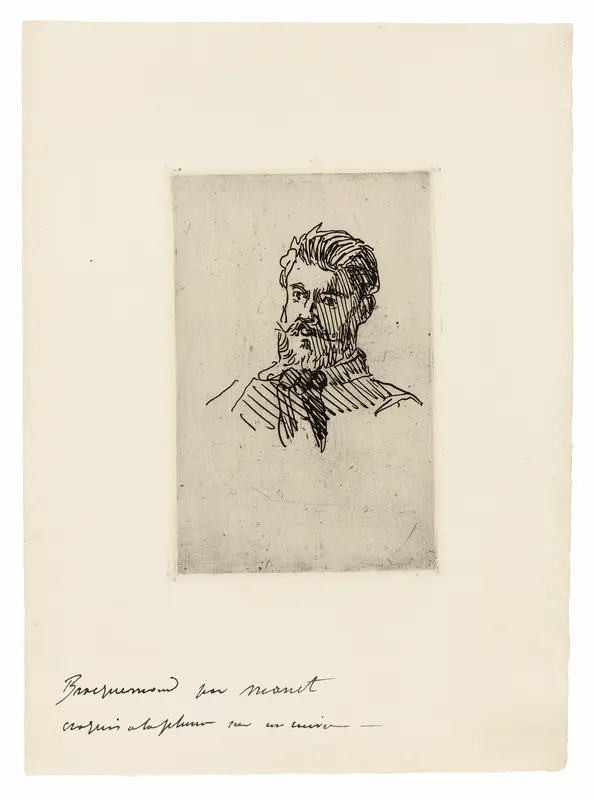 Portrait of Félix Bracquémond