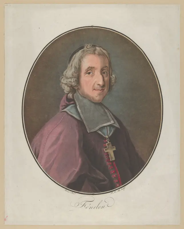 Portrait of Fénelon Wall Art by Pierre Michel Alix - High-Resolution Digital Print