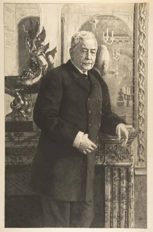 Portrait of Ferdinand Lesseps Wall Art by Anonymous, French, 19th century - High-Resolution Digital Print