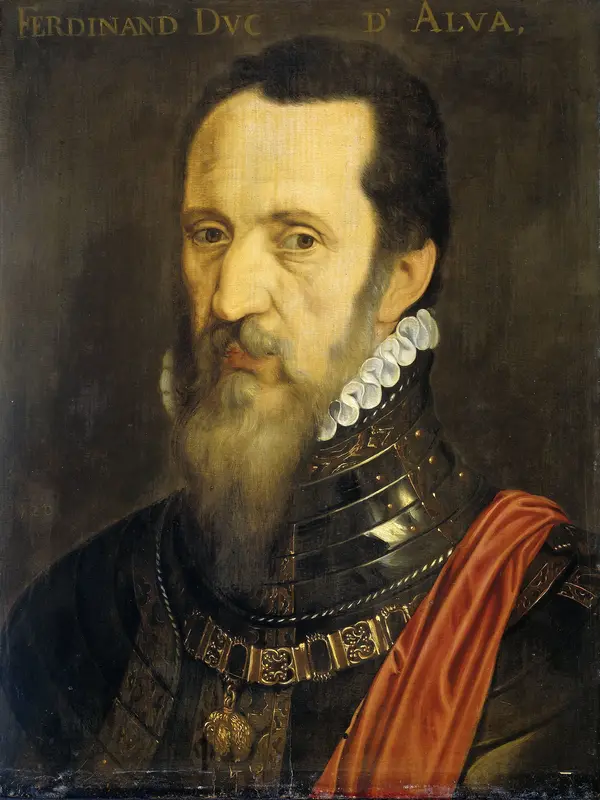 Portrait of Fernando Alvarez de Toledo, Duke of Alba Wall Art by Unknown - High-Resolution Digital Print