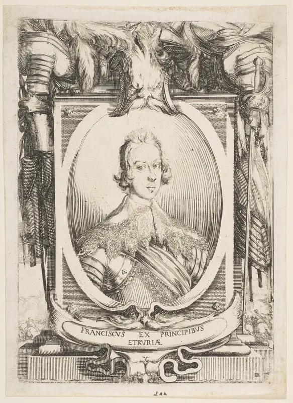 Portrait of Francesco de' Medici Wall Art by Stefano della Bella - High-Resolution Digital Print