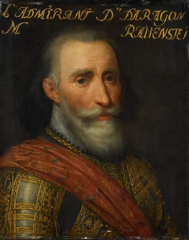 Portrait of Francisco Hurtado de Mendoza (1546-1623) Wall Art by Unknown - High-Resolution Digital Print