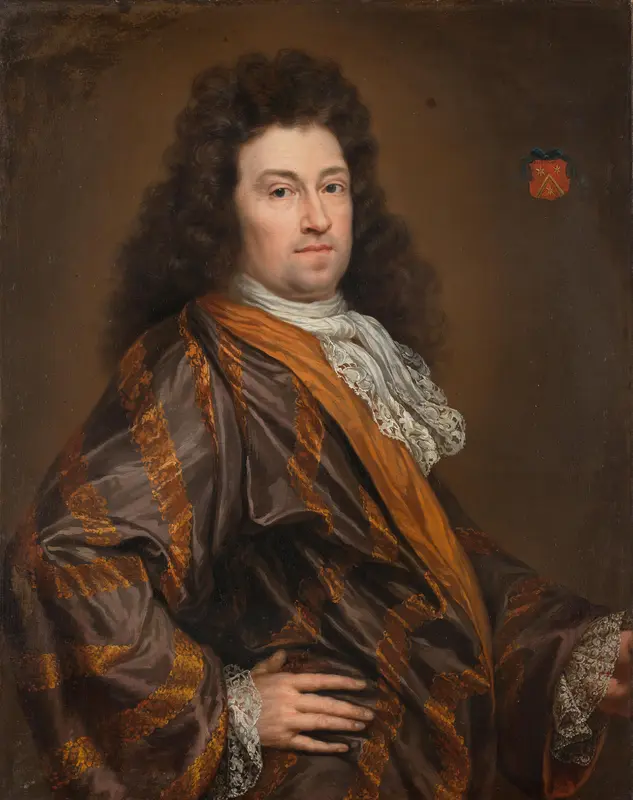 Portrait of François Leydecker (1650-1718). Delegate to the Court of Audit for Zeeland Wall Art by anonymous - High-Resolution Digital Print