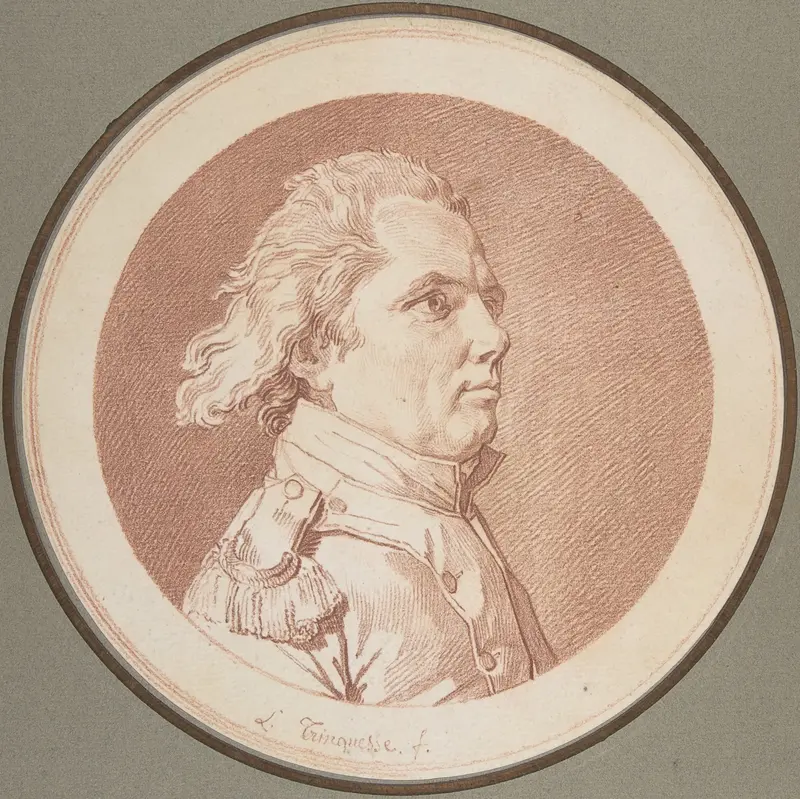 Portrait of François Reidy de Lagrange Wall Art by Louis Roland Trinquesse - High-Resolution Digital Print