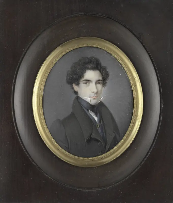 Portrait of Frederik Adrian (1804-74), Count van Limburg Stirum, or Thomas Henry (1804-42), Count van Limburg Stirum Wall Art by Johannes Hari (I) - High-Resolution Digital Print