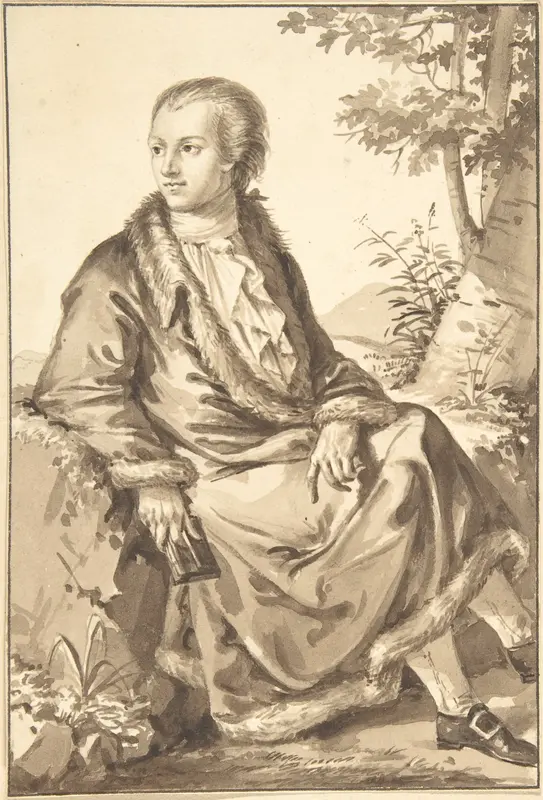 Portrait of Gaetano Filangieri Wall Art by Jean-Baptiste-François Bosio - High-Resolution Digital Print