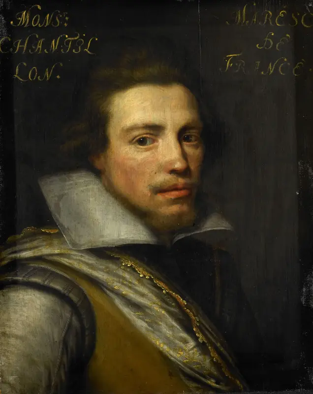 Portrait of Gaspard de Coligny III (1584-1646), Count of Châtillon sur Loing Wall Art by Unknown - High-Resolution Digital Print