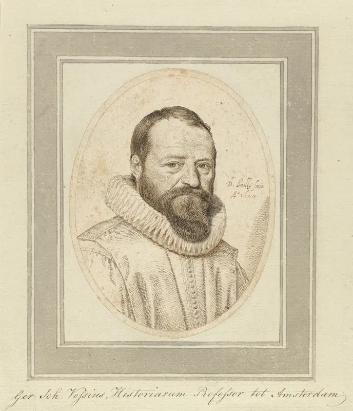 Portrait of Gerardus Johannes Vossius Wall Art by Unknown - High-Resolution Digital Print