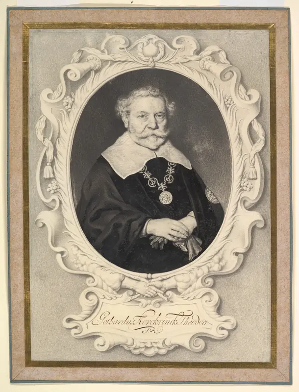 Portrait of Godert Dircksz. Kerckrinck Wall Art by Jan Thopas - High-Resolution Digital Print