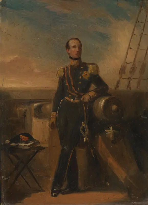 Portrait of Hendrik, Prince of the Netherlands Wall Art by Nicolaas Pieneman - High-Resolution Digital Print